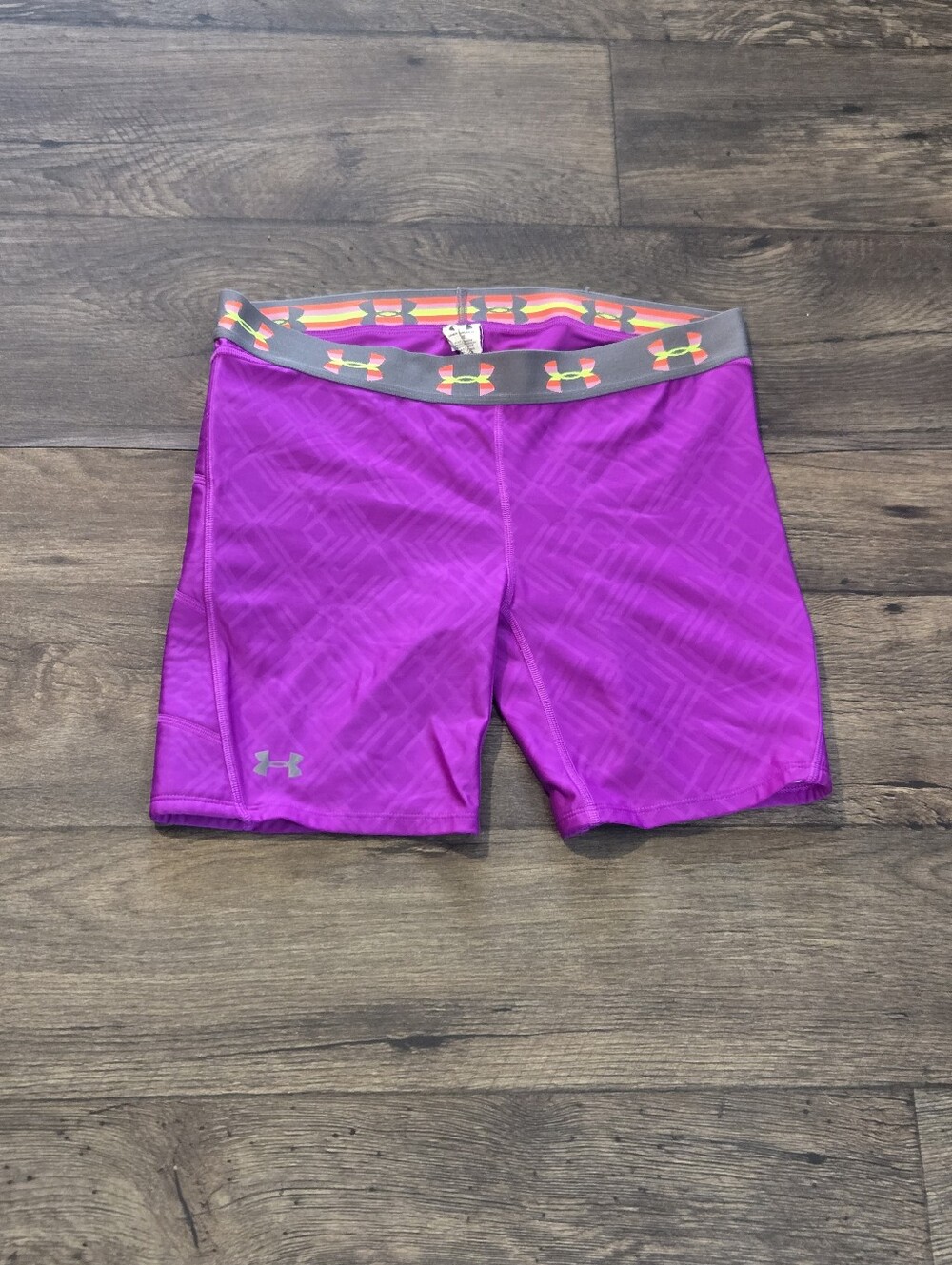 Under Armour Women's Bright Purple Bike Shorts